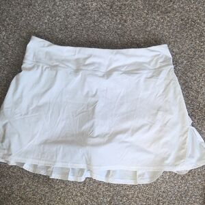 Lululemon White Tennis Skirt
